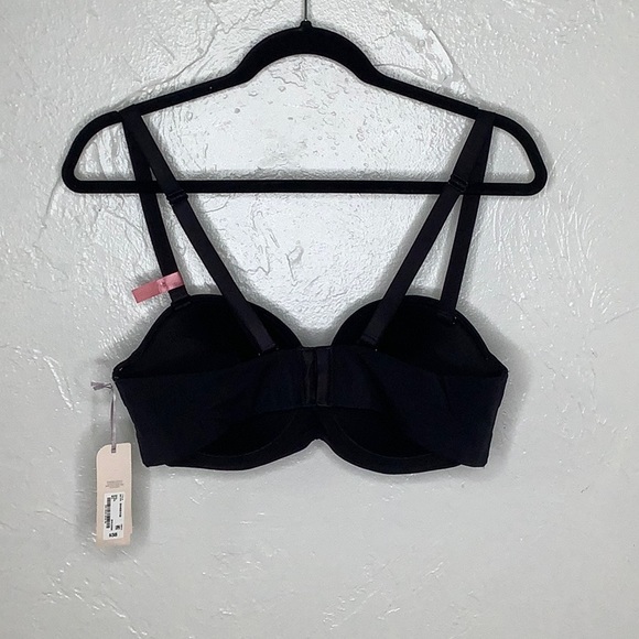 Ambrielle lightly lined Multi way push up wired strapless black bra SZ 38C NWT - Picture 4 of 14